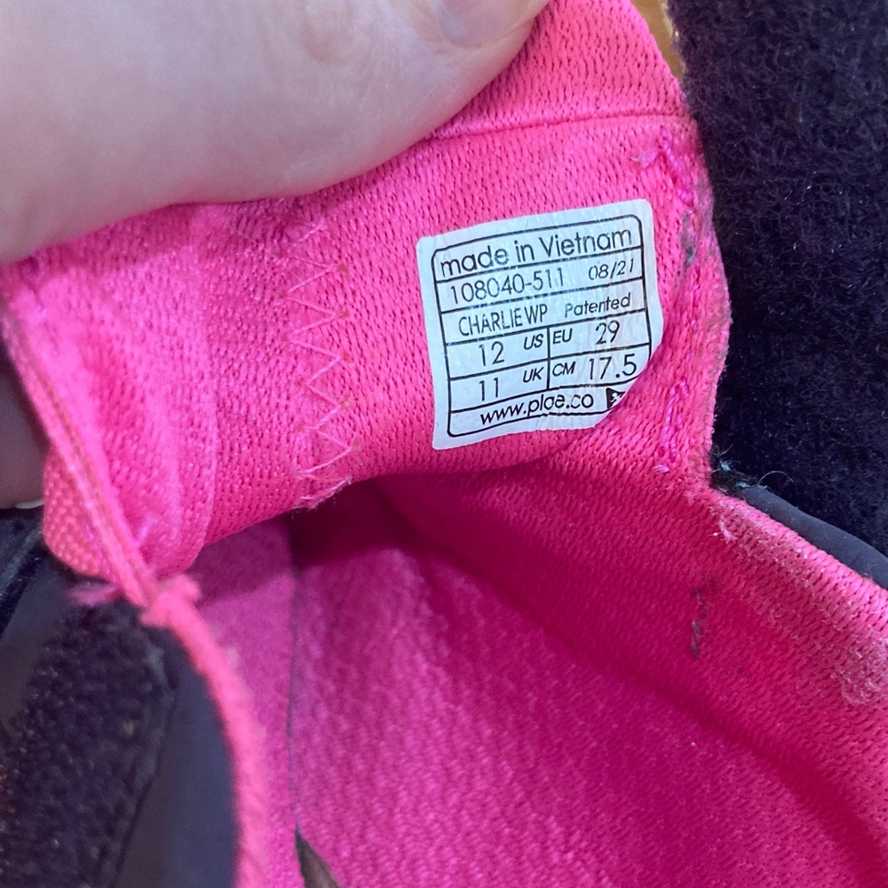 PLAE Kids Waterproof Sneakers - Pink and Purple - Picture 8 of 8